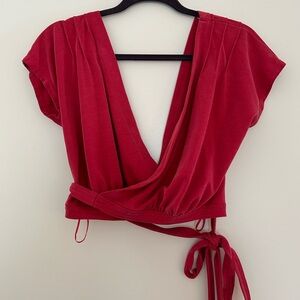 Free People Wrap Top Size XS EUC